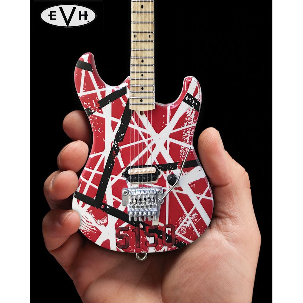 EDDIE VAN HALEN ヴァンヘイレン (エドワード生誕 70周年 ) - EVH 5150 Officially Licensed / ミニチュア楽器 - PGS